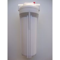 White 10" filter Housing whole House water System 3/4" thread pr