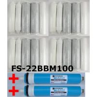 22pcs 0ppm RO DI replacement filter 2x 100G Membrane 22BBM100