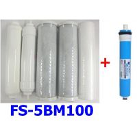 1set 0 PPM 6pcs Reverse Osmosis RO 100 GPD RO Membrane#FS-5BM100