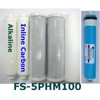 6Pcs ALKALINE Reverse Osmosis RO Replacement membrane FS-5PHM100