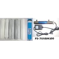 1 set 7 pcs RO DI UV Spare Replacement Filters 100 GPD membrane