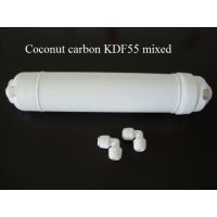10" Coconut carbon KDF55 mixed chlorine remove inline Filter wit