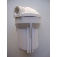 White 5" filter Housing with lid whole House water System 3/4"