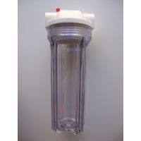 Clear 10" filter Housing whole House water System 3/4" thread pr