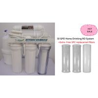 50GPD Home drinking RO System w/tank extra free 3 PC filters