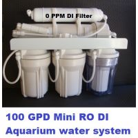 5 stage 100 GPD mini RO DI Aquarium System RQ5-5B-100