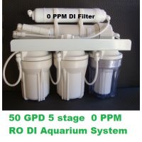 5 stage 50 GPD mini RO DI Aquarium System RQ5-5B-50