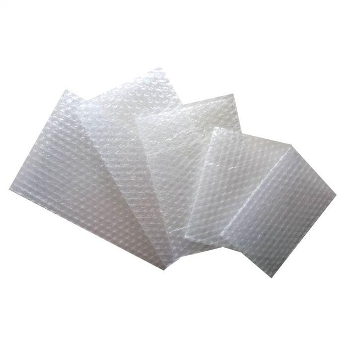 Partners Brand PBOB810F Flush Cut Bubble Pouches 8" x 10" Clear Pack of 500